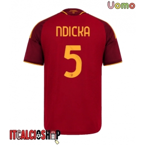 AS Roma Evan Ndicka #5 Prima Maglia 2026-27 Manica Corta AS Roma Evan Ndicka #5 Prima Maglia 2026-27 Manica Corta